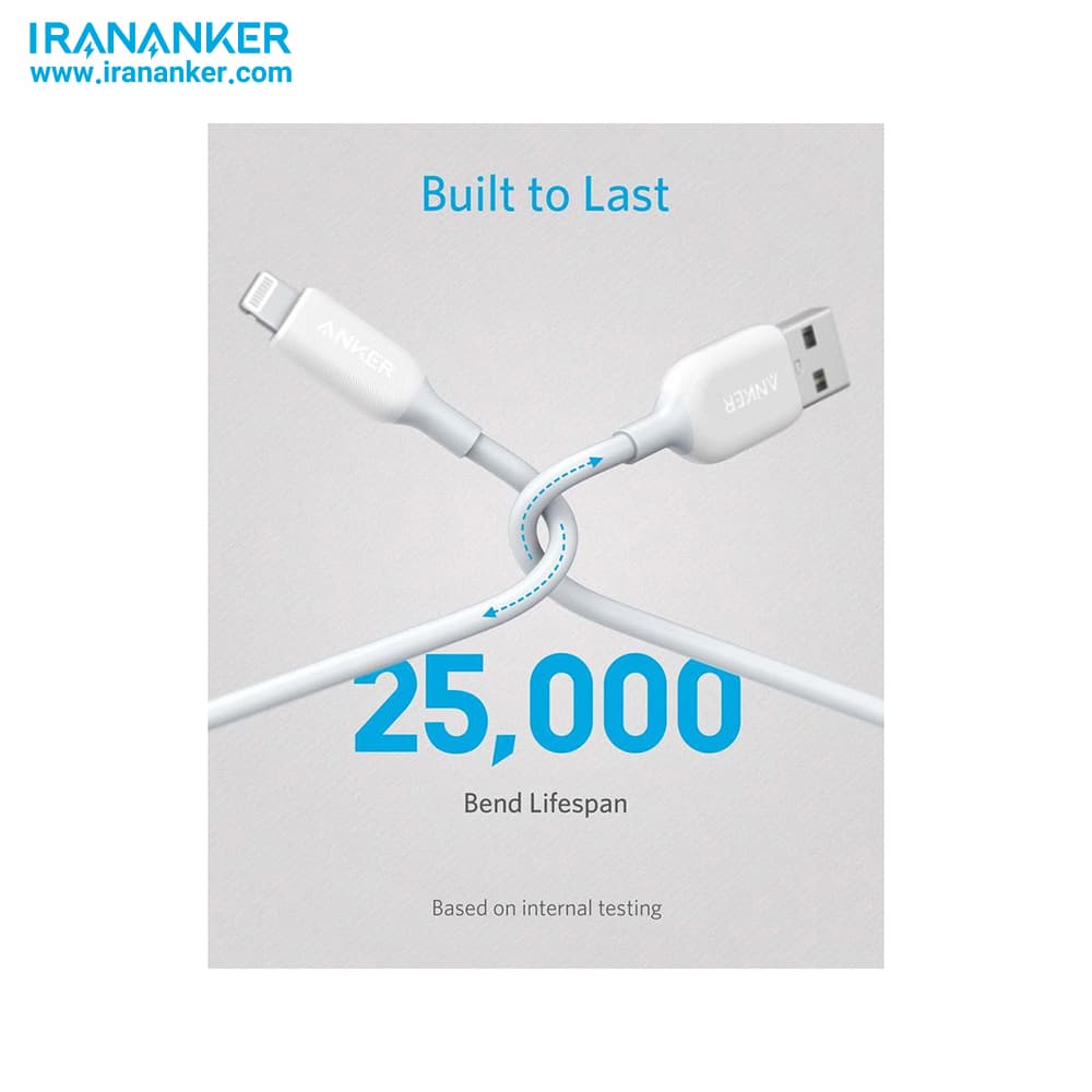 کابل انکر Powerline III – USB to Lightning طول 90 سانتی متر – مدل A8812 — تصویر ۱۲