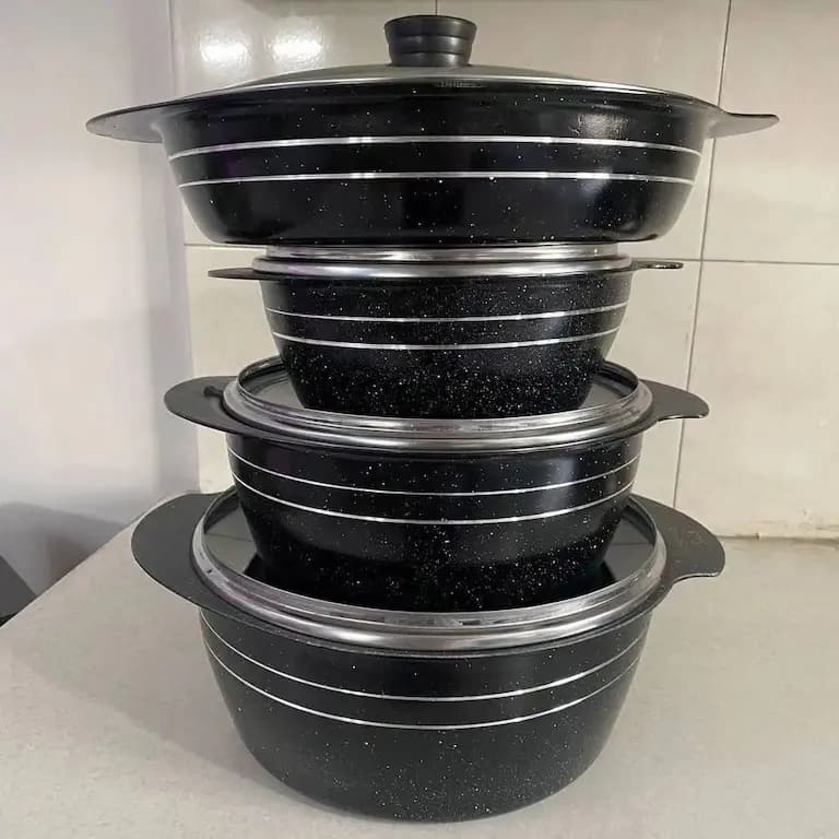 سرویس قابلمه SPS اس پی اس 10 پارچه گرانیتی — تصویر ۵