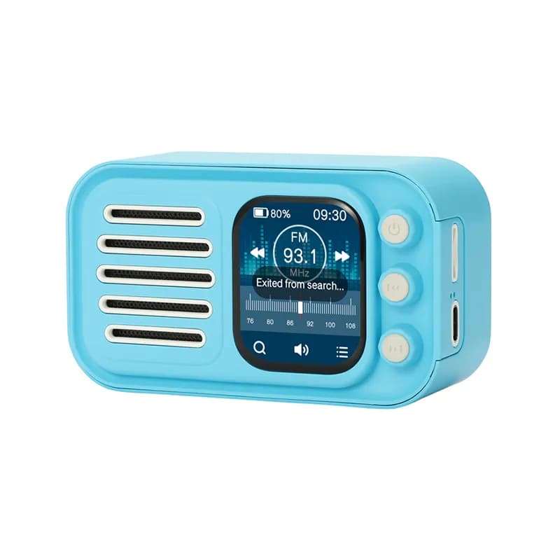 اسپیکر بلوتوثی قابل حمل وستر مدل Wster WS-501 – آبی — تصویر ۶