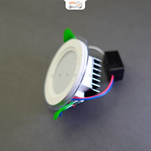 چراغ سقفی توکار پرو گلاریس 7 وات دایره پارس شعاع توس — تصویر ۶