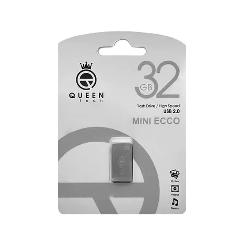 فلش مموری USB2.0 کوئین تک مدل Mini Ecco ظرفیت 64 گیگابایت — تصویر ۳