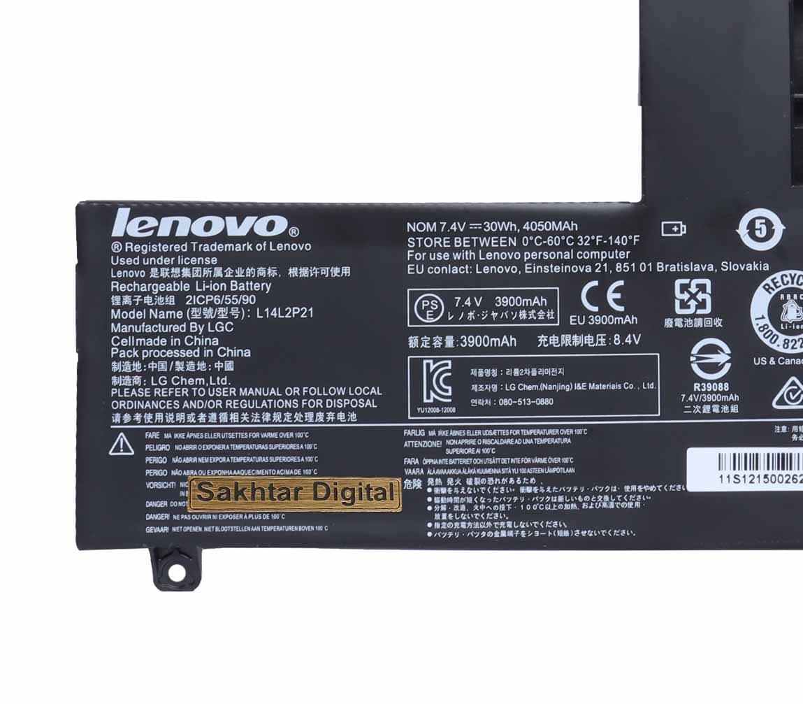باتری اورجینال لپ تاپ لنوو Lenovo IdeaPad 500 — تصویر ۸