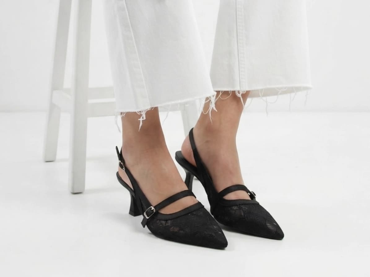 کفش پاشنه 6 سانت زارا | ZARA