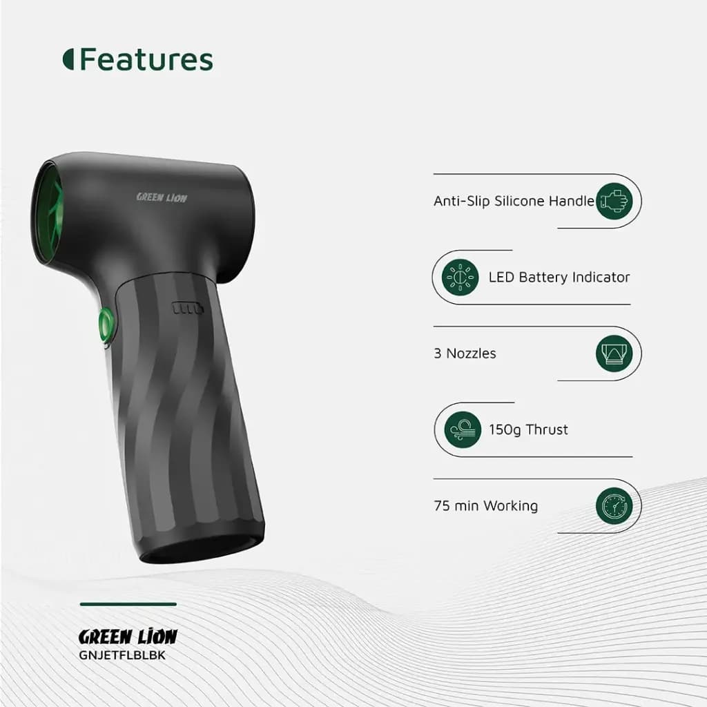 جت فن گرین لاین مدل Green Lion JetFlow Air Blower — تصویر ۱۰