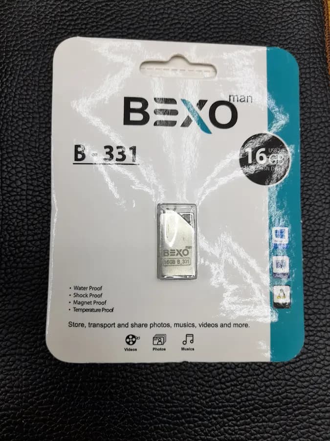 فلش مموری بکسو مدل B-331 ظرفیت 16 گیگابایت با گارانتی آواتک — تصویر ۲