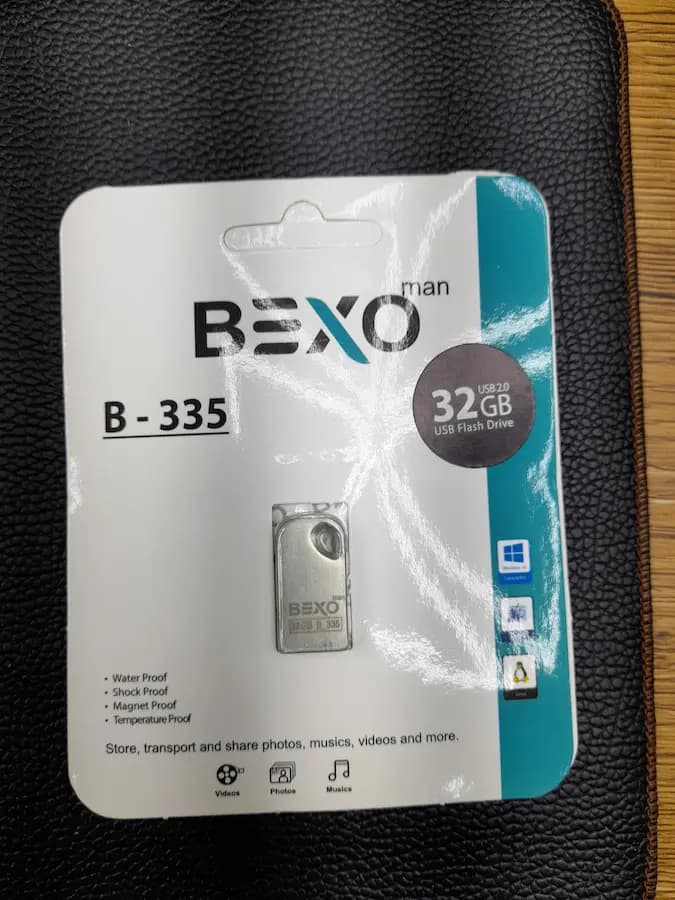 فلش مموری بکسو مدل B-335 ظرفیت 32 گیگابایت با گارانتی آواتک — تصویر ۲