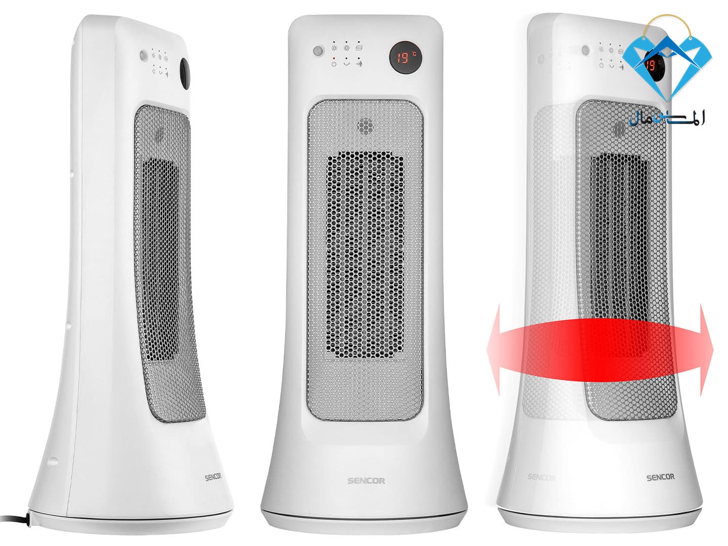 هیتر سرامیکی سنکور مدل SFH 8019WH — تصویر ۱۰