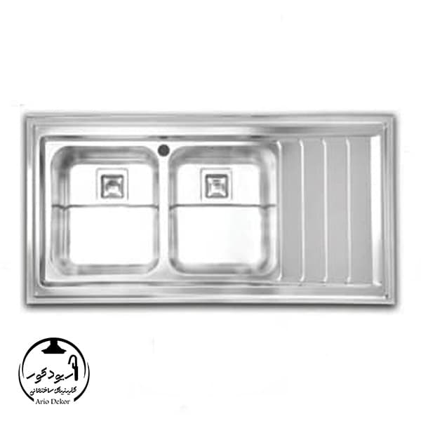 سینک ظرفشویی روکار کد 509 اخوان — تصویر ۳