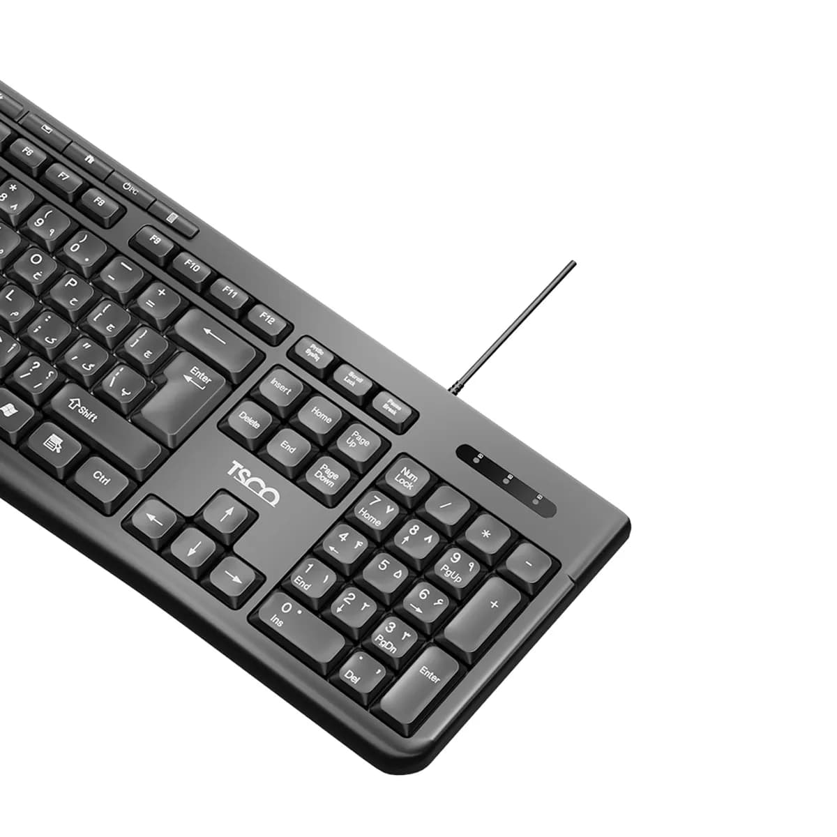 کیبورد با سیم تسکو مدل TSCO TK 8025 — تصویر ۷