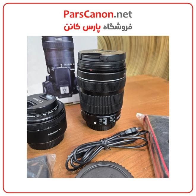 دوربین کانن دست دوم مدل Canon EOS 700D Kit 18-135mm IS STM + EF 50mm f/1.8 STM stock — تصویر ۵