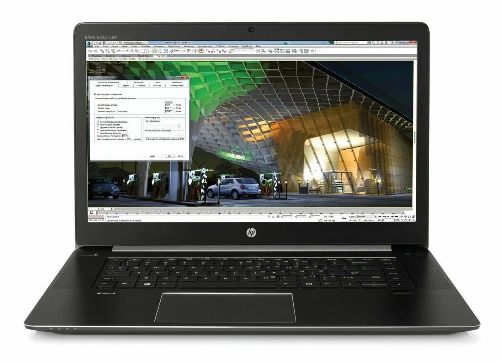 استوک Hp zbook studio g3 core i7 6th /16 /512 4gb — تصویر ۴