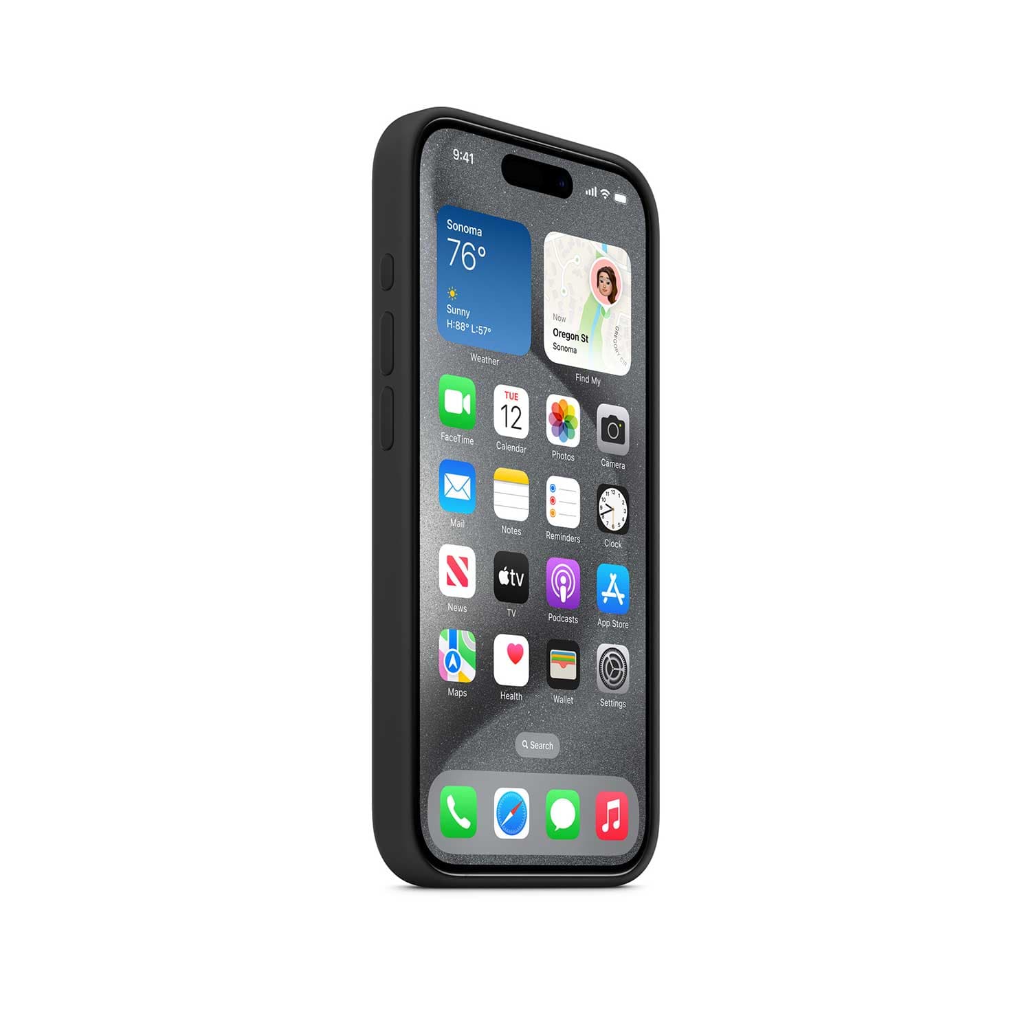 قاب گوشی موبایل مدل Silicone case مخصوص گوشی موبایل اپل iPhone 15 Pro — تصویر ۱۱