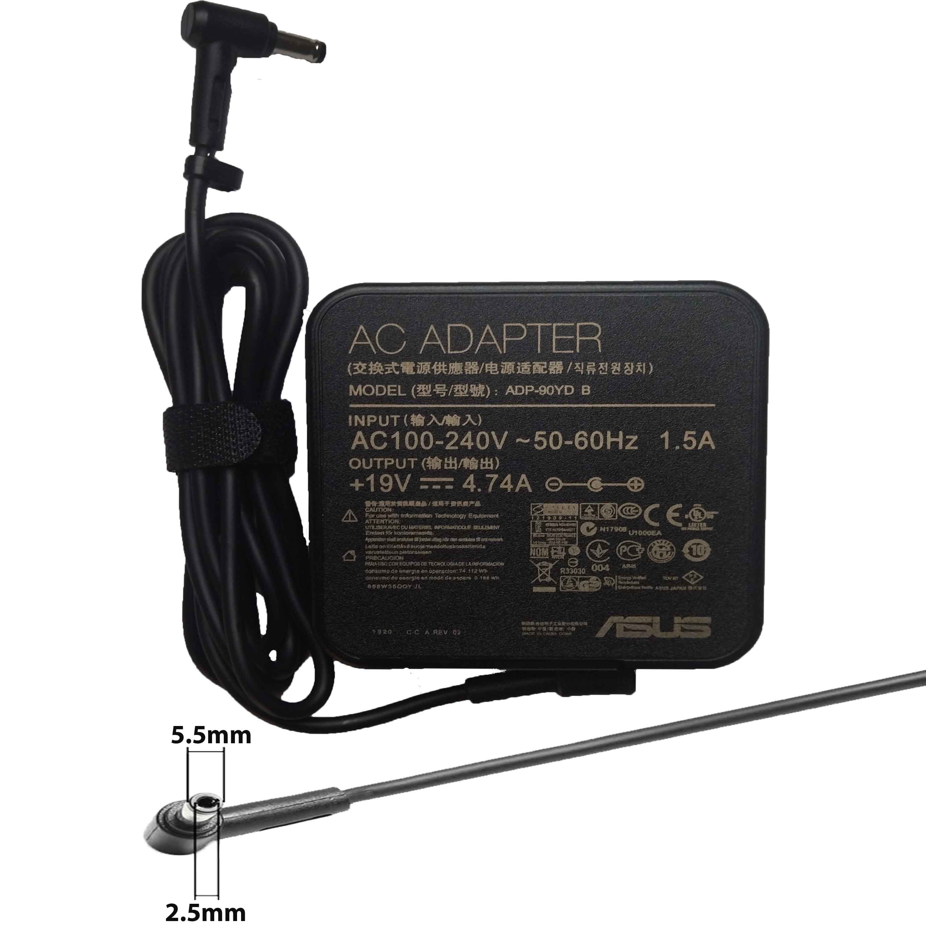 ASUS Adapter 19V 4.7A (5.5*2.5) SQUARE 90W