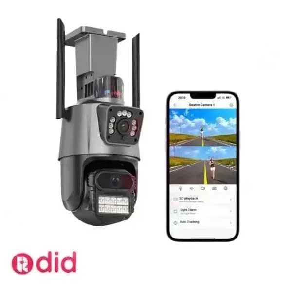 دوربین سیم کارت خور دو لنزه چرخشی v380 pro -OKAM PRO — تصویر ۸