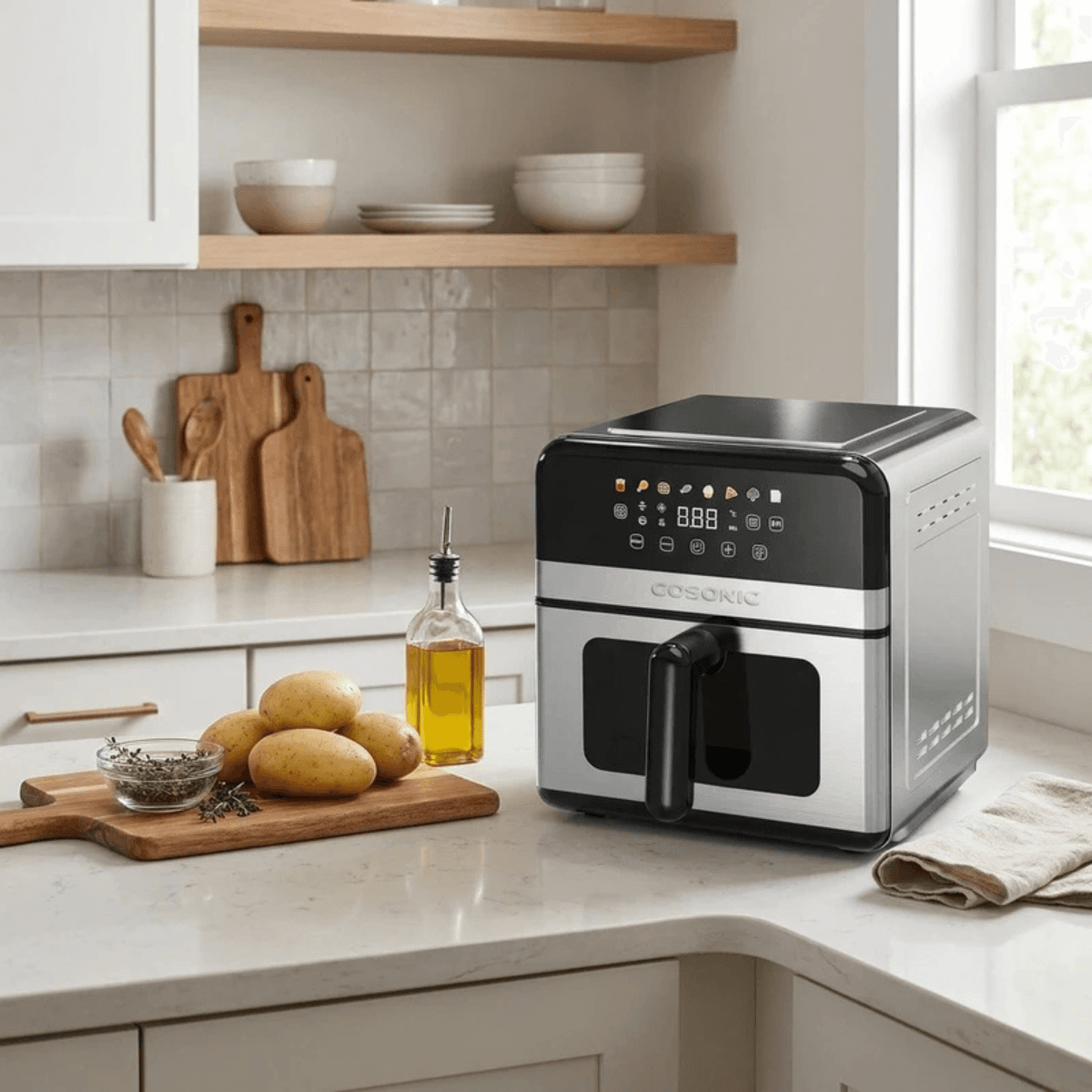سرخ کن بدون روغن 7 لیتری گوسونیک مدل GAF-107 — تصویر ۶