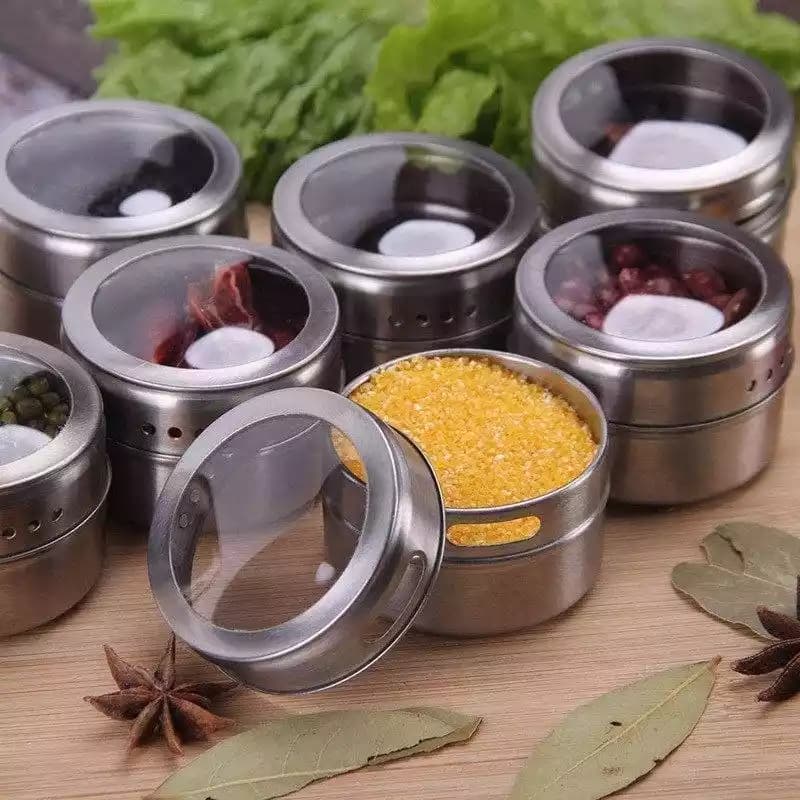 جا ادویه مگنتی دوازده عدد دارای استند استیل