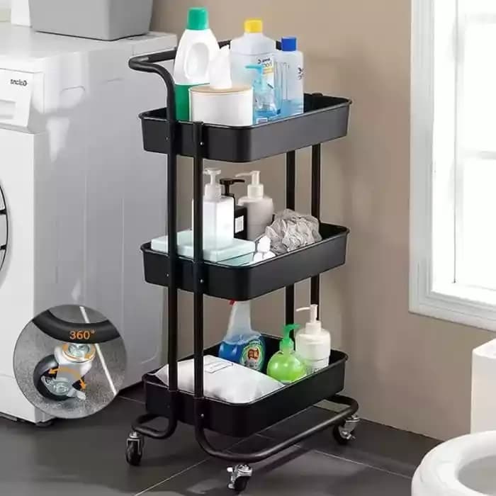 ترولی نظم دهنده آشپزخته سه طبقه — تصویر ۴