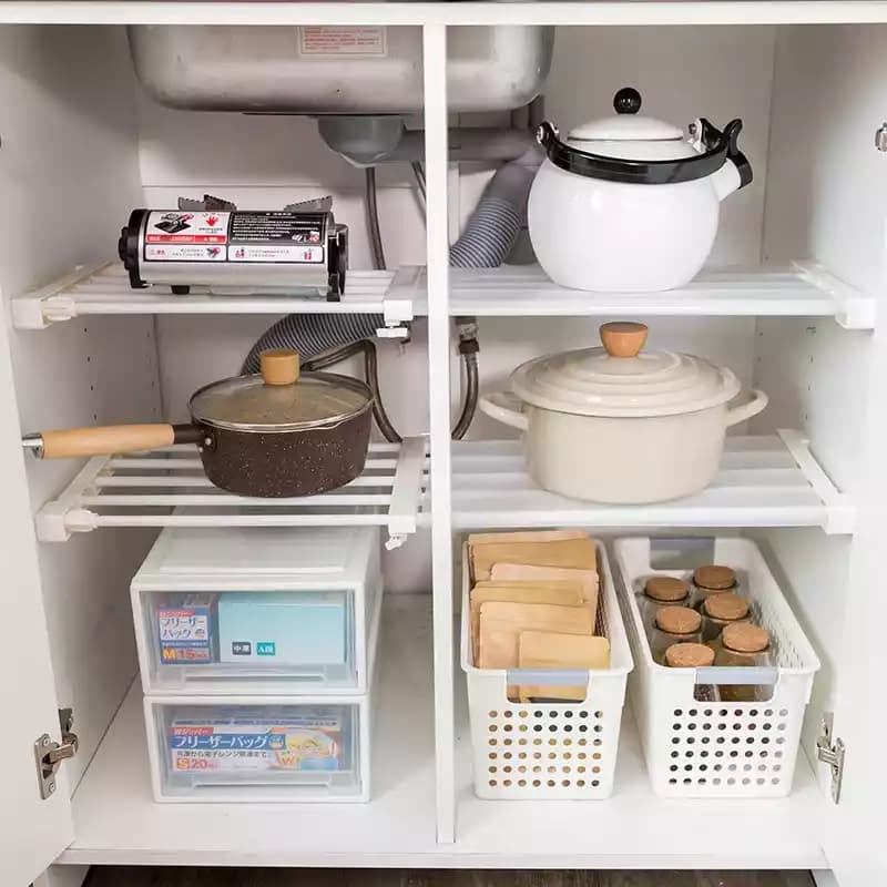 طبقه متحرک قابل تنظیم کابینت و کمد — تصویر ۱۰