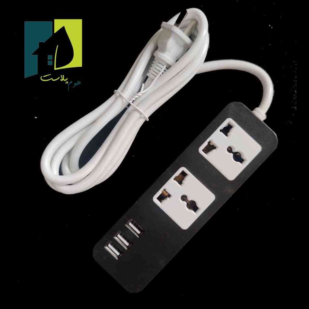 سه راهی برق دارای پورت usb — تصویر ۴