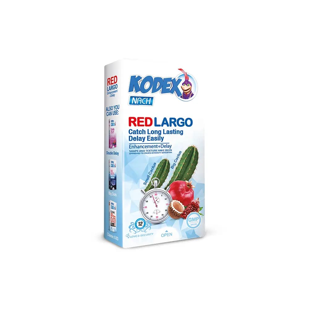 کاندوم RED LARGO کدکس 12 عددی — تصویر ۲
