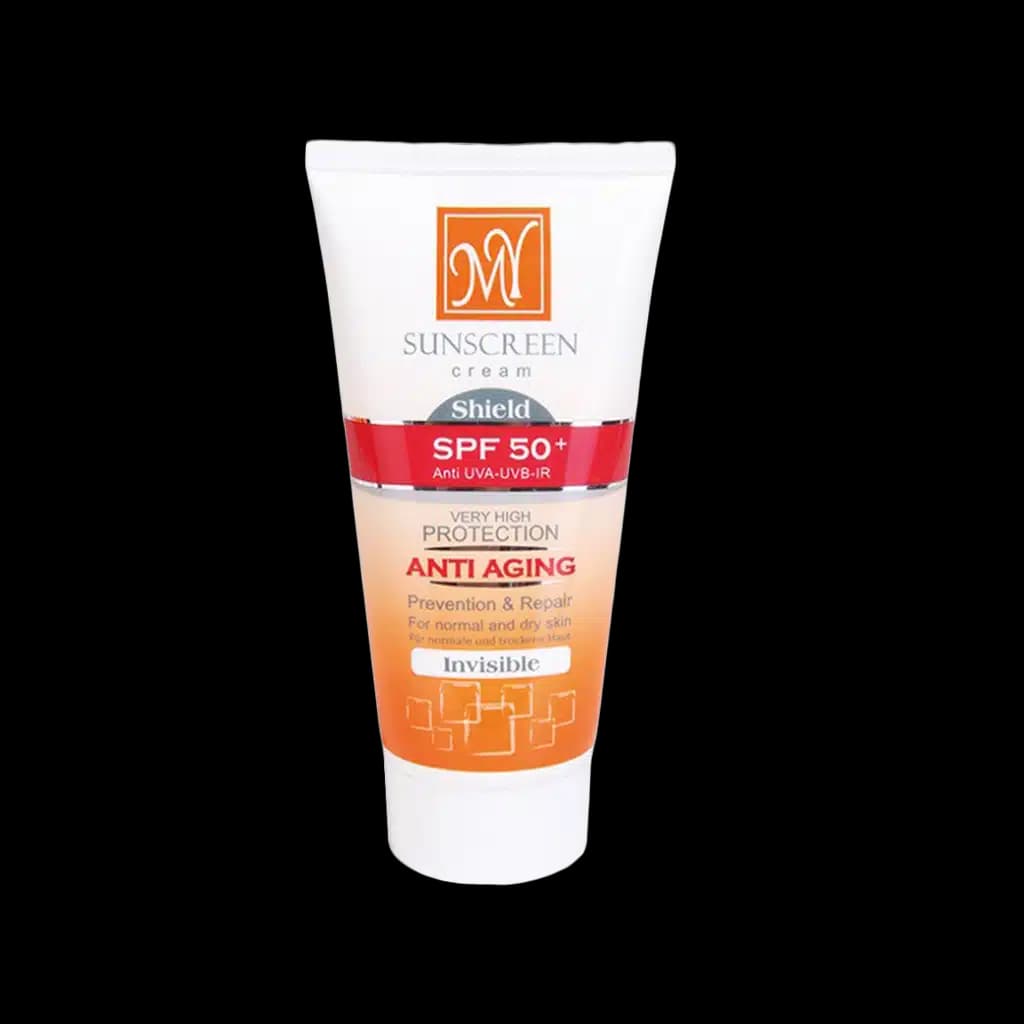 کرم محافظ آفتاب مای بی رنگ spf50 مناسب پوست نرمال تا خشک (50 میل)