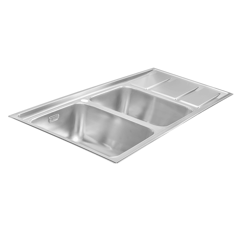 سینک درسا مدل DS 3112-116 لگن راست لگن چپ — تصویر ۷