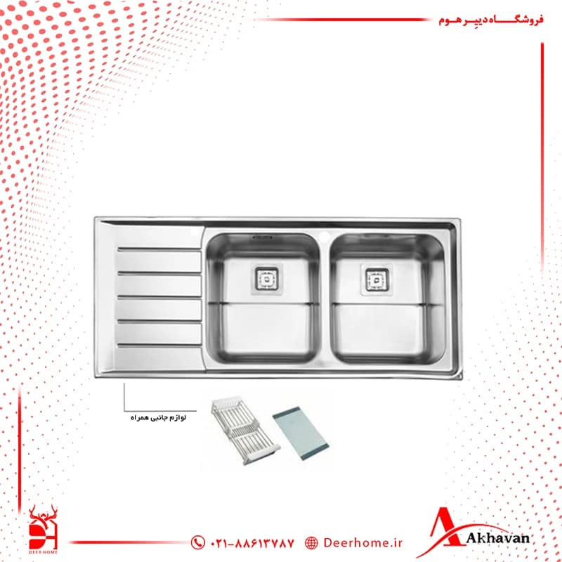 سینک توکار مدل 510 اخوان — تصویر ۹