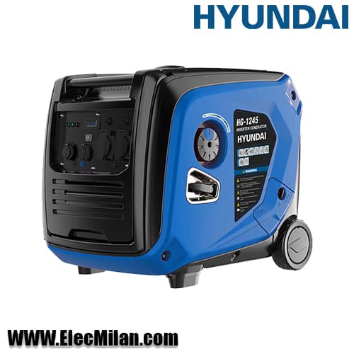 موتور برق بنزینی هیوندای تکفاز مدل HG-1245 — تصویر ۲