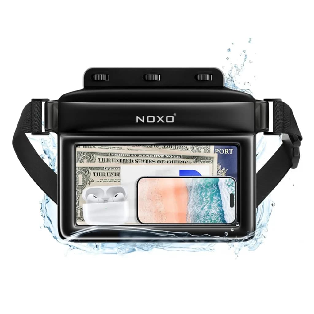 کیف کمری ضد آب موبایل نوکسو مدل WP‑N3 استاندارد IPX8 مناسب گوشی تا 8 اینچ — تصویر ۲