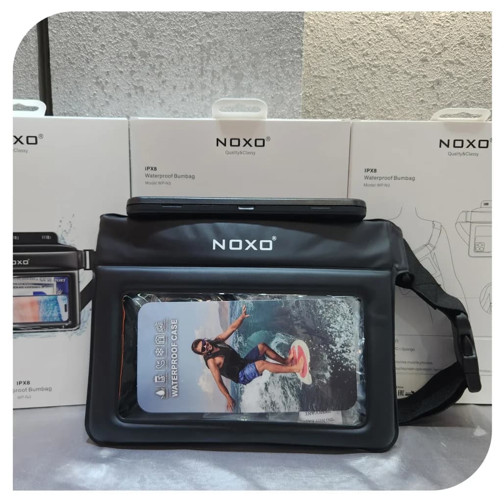 کیف کمری ضد آب موبایل نوکسو مدل WP‑N3 استاندارد IPX8 مناسب گوشی تا 8 اینچ — تصویر ۸