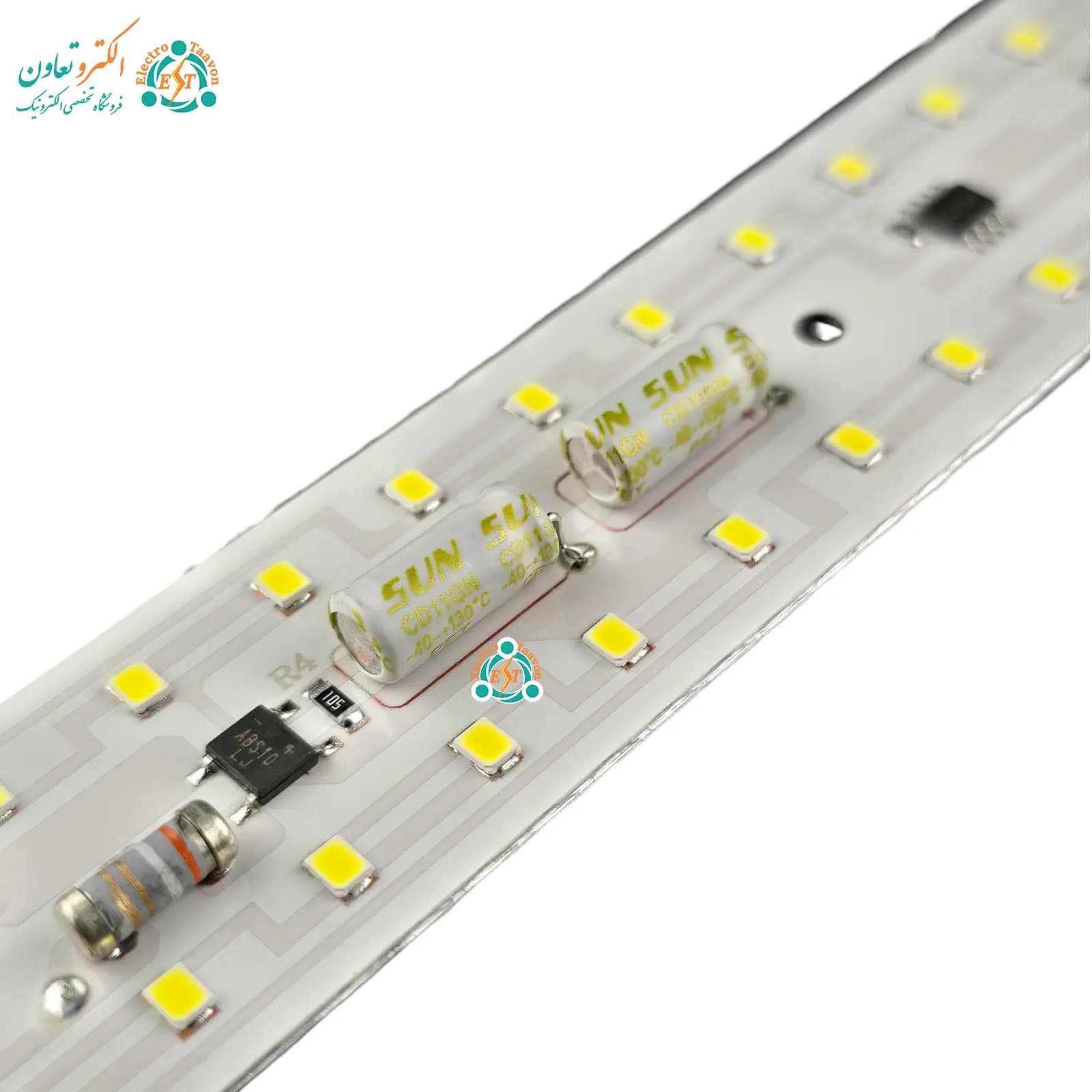 ال ای دی براکتی خطی 25 وات 30 سانت 220 ولت SMD خازن‌دار — تصویر ۴
