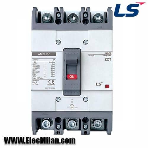 کلید اتوماتیک کامپکت (متاسل) فیکس 50 آمپر 3 پل LS