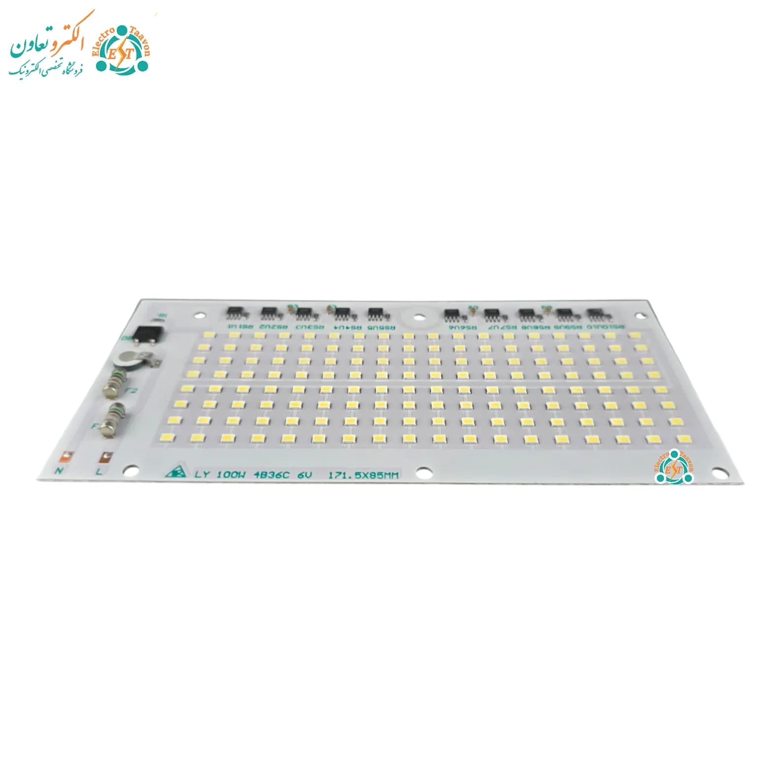 ال ای دی بلالی 100 وات 220 ولت SMD سفید مهتابی مدل LY — تصویر ۳