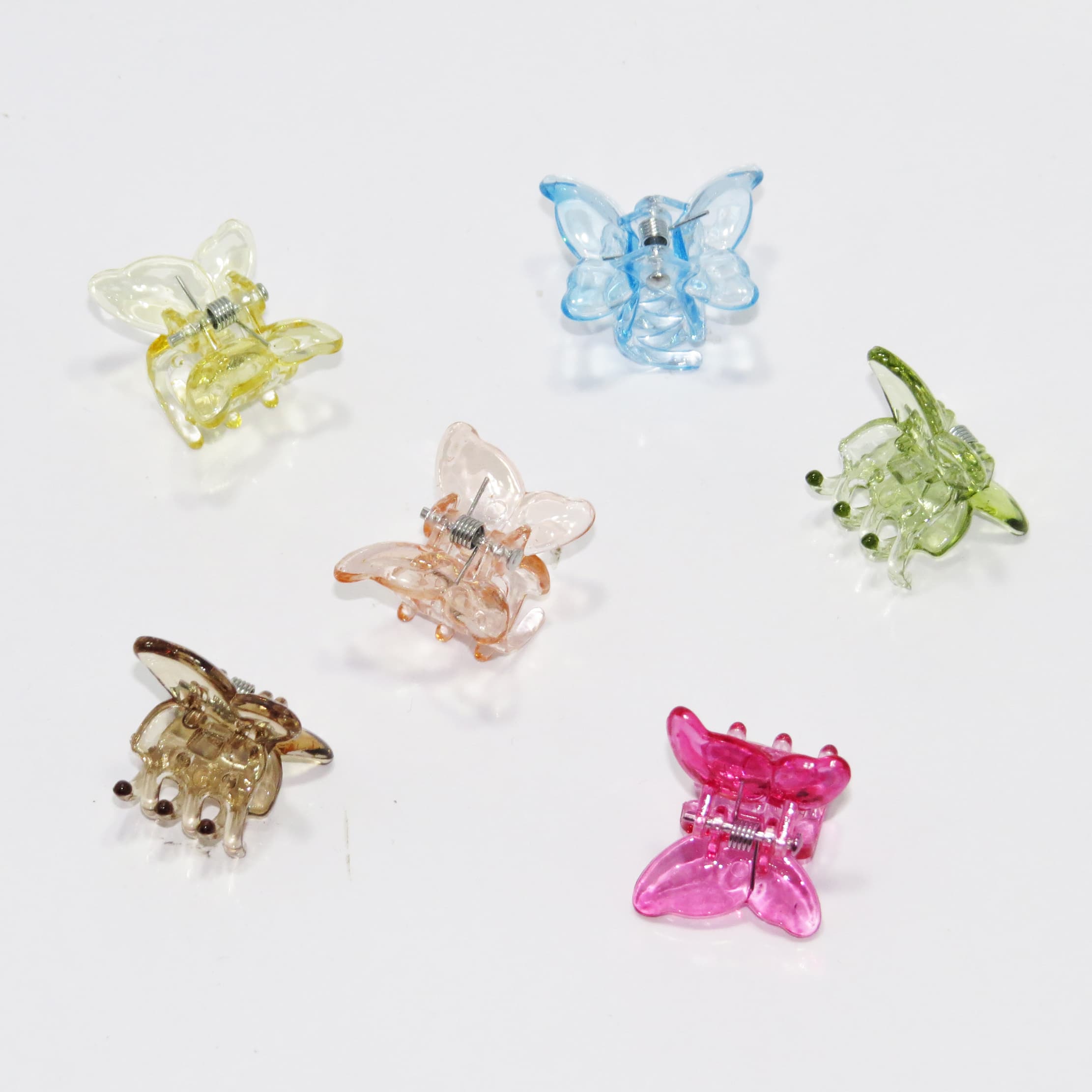 کلیپس مو زنانه مدل پروانه کد G_Lnd_1351 مجموعه 6 عددی — تصویر ۳