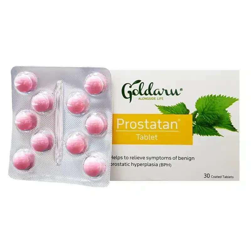 قرص گیاهی پروستاتان گل دارو بسته 30 عددی — تصویر ۲