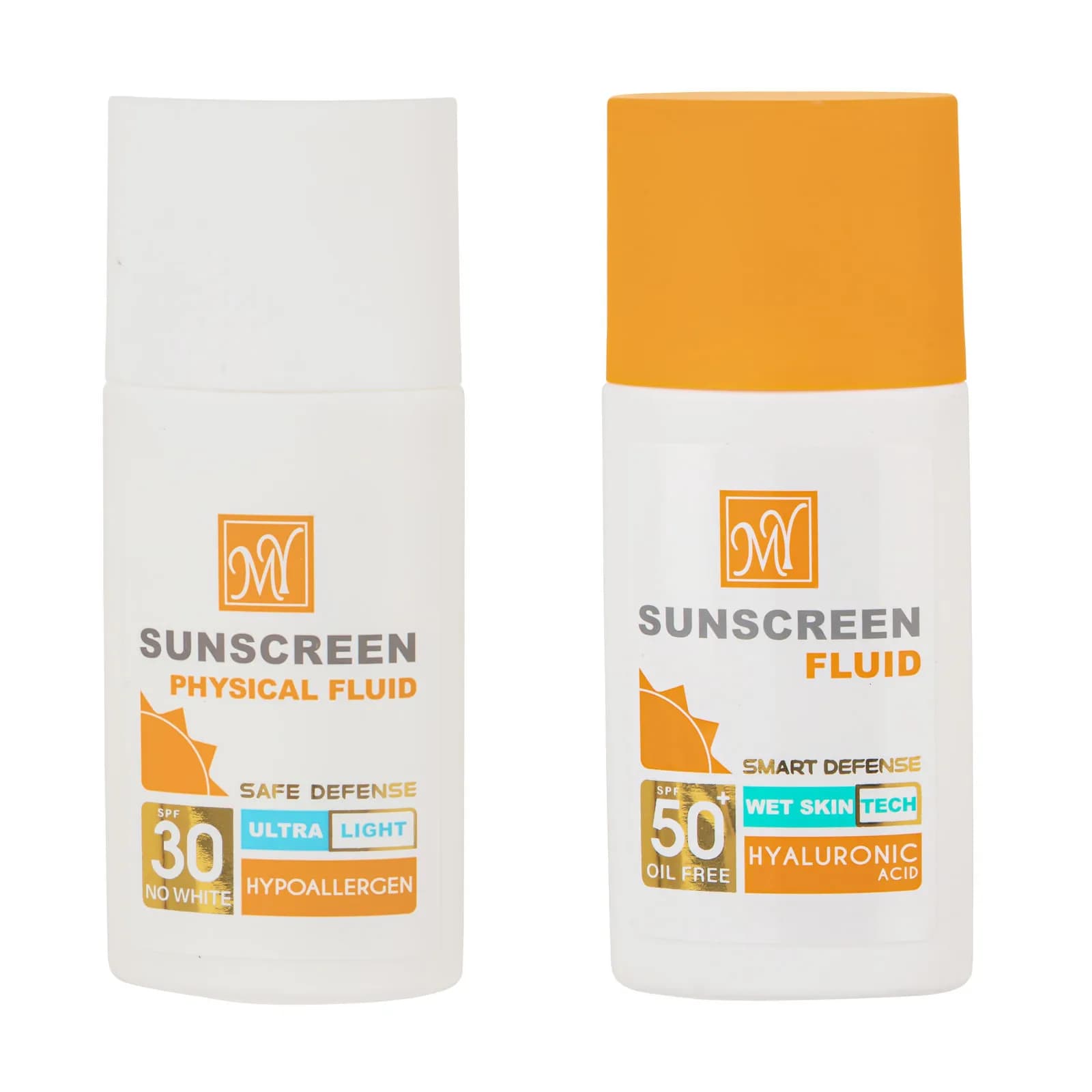 کرم ضدآفتاب بی‌رنگ مای SPF50 مدل Hyaluronic Acid، به همراه فلوئید ضدآفتاب مای مدل Hypoallergen — تصویر ۲