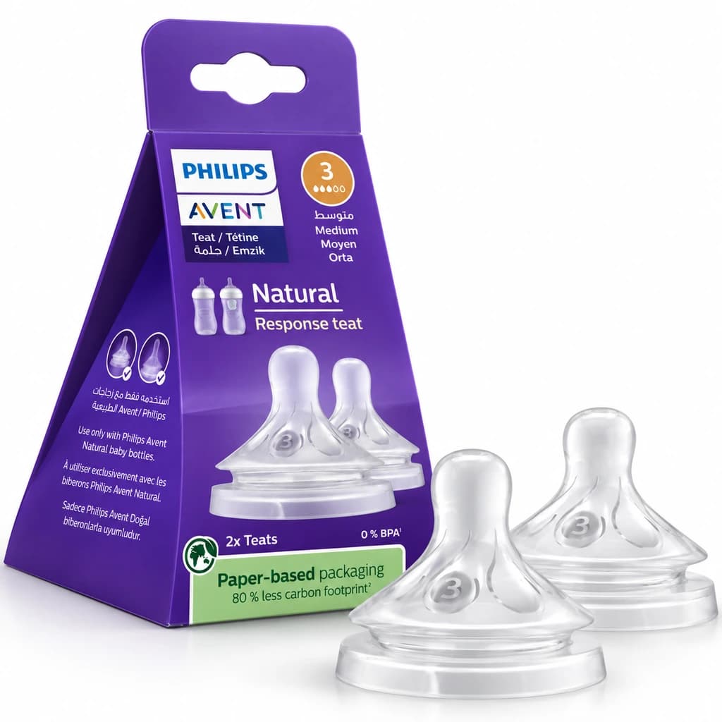 سر شیشه فیلیپس اونت Natural Response جریان 3 +1 ماه بسته 2 عددی مدل SCY963/02 — تصویر ۲