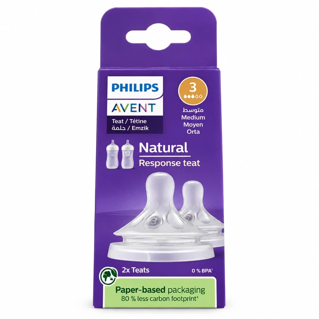 سر شیشه فیلیپس اونت Natural Response جریان 3 +1 ماه بسته 2 عددی مدل SCY963/02 — تصویر ۳