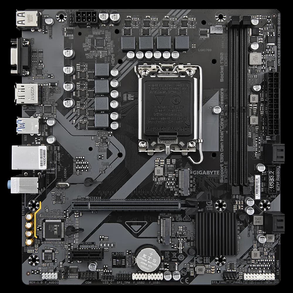 مادربرد گیگابایت GIGABYTE B760M K DDR4 — تصویر ۱۰