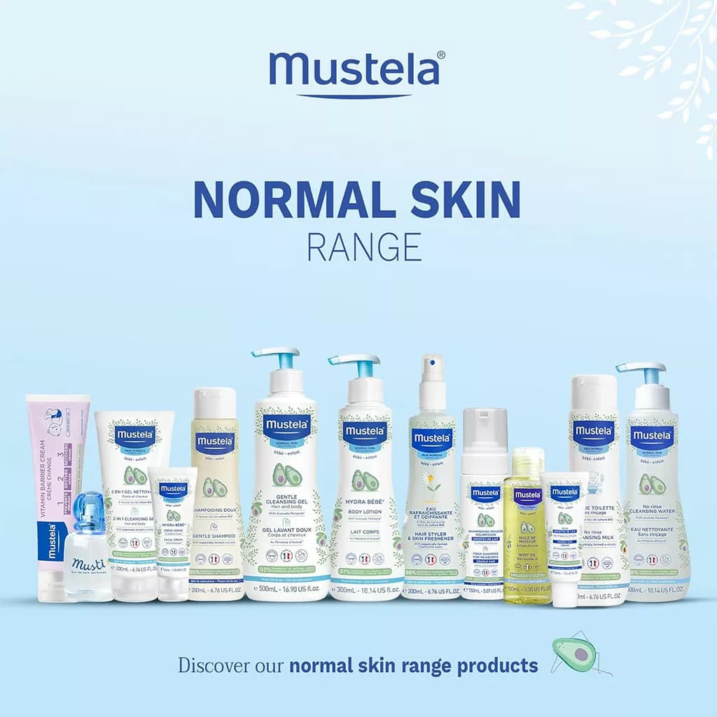 لوسیون بدون آبکشی ماستلا (مخصوص پوست نوزاد) Mustela — تصویر ۵