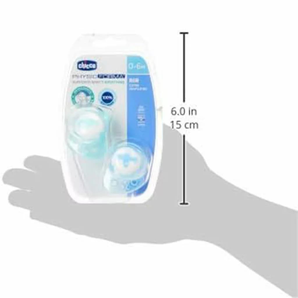 پستانک 2عددی فیزیو فورما Physio Forma Air قلب ابر چیکو 0تا6ماه Chicco — تصویر ۱۲