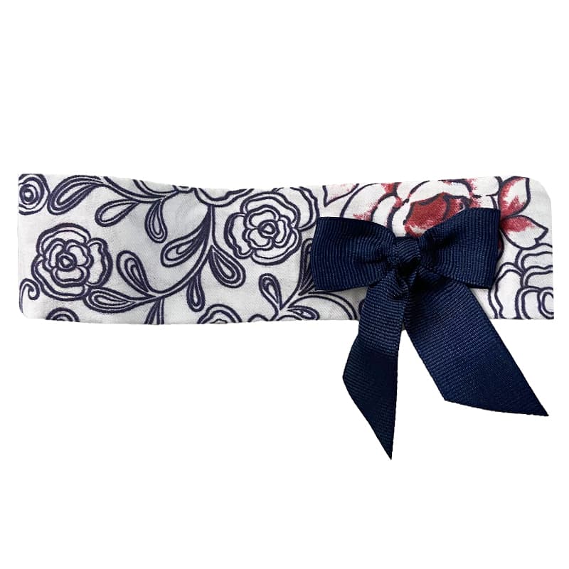 سارافون پارچه ای دخترانه گل دار ایندیگو indigo — تصویر ۹