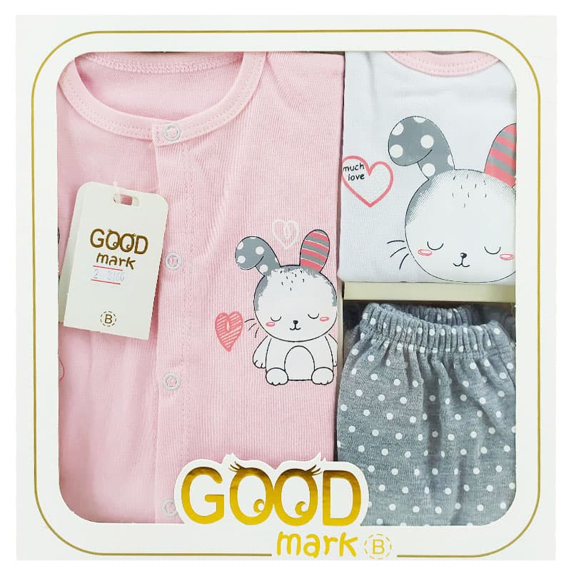 ست پنج تکه بیمارستانی نوزاد خرگوش و قلب GoodMark