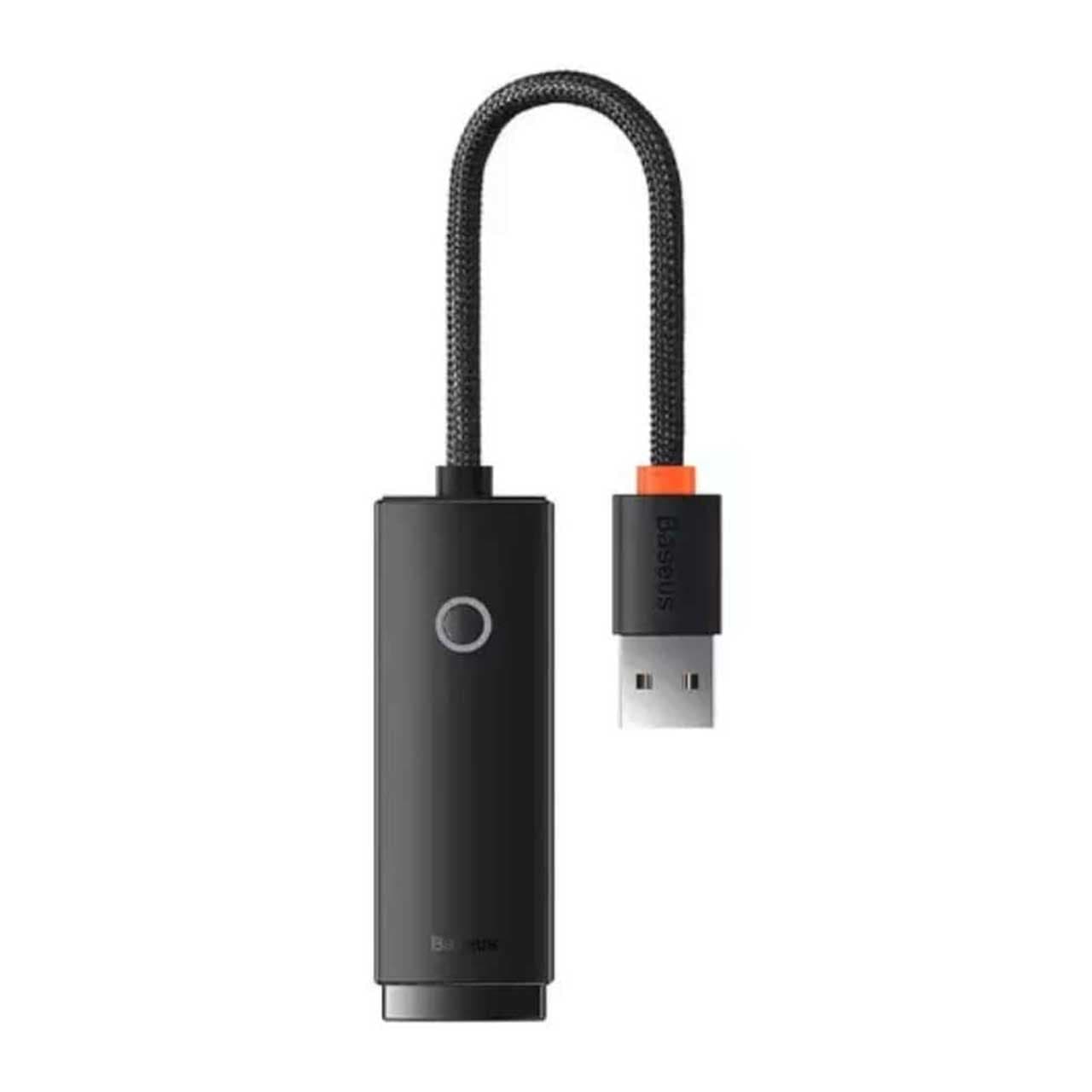 کارت شبکه USB باسئوس مشکی Baseus Lite Series Ethernet Adapter — تصویر ۹