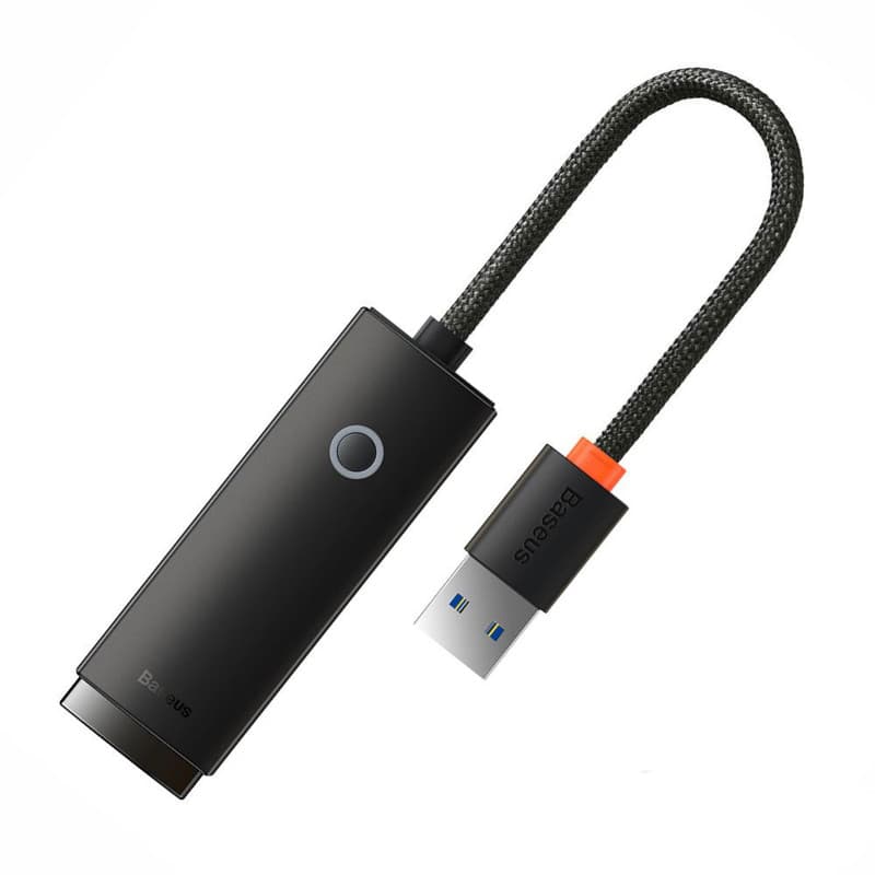 کارت شبکه USB باسئوس مشکی Baseus Lite Series Ethernet Adapter — تصویر ۱۰