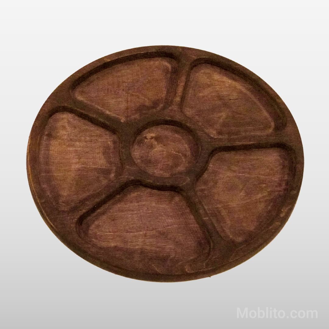 اردوخوری چوبی گرد 6 قسمتی — تصویر ۹