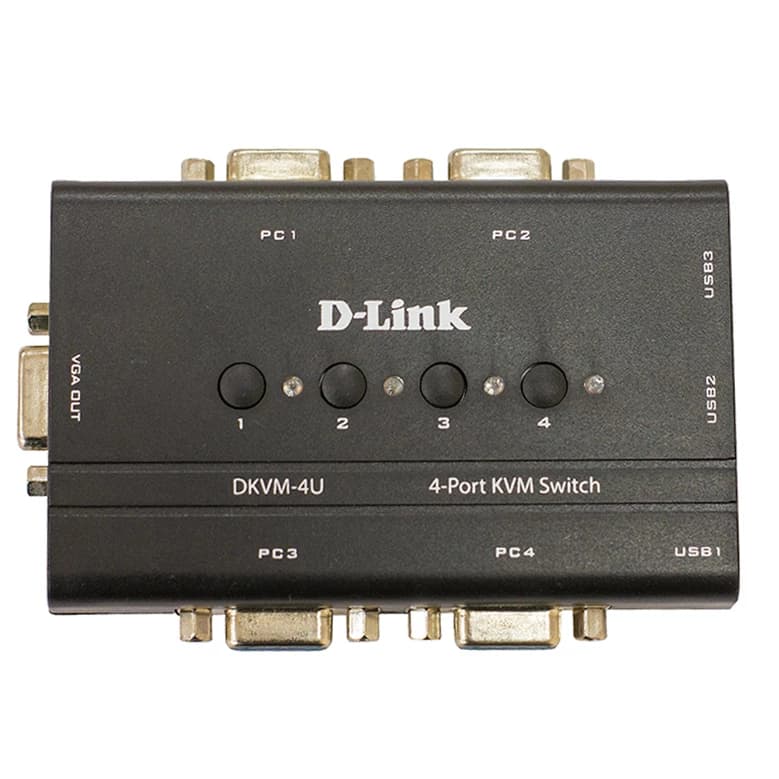KVM سوییچ ۴ پورت USB دی لینک مدل DKVM-4U — تصویر ۶