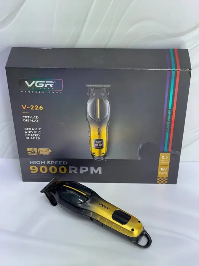 ماشین اصلاح وی جی آر مدل VGR V-226 با تیغه سرامیک برش مستقیم — تصویر ۱۱