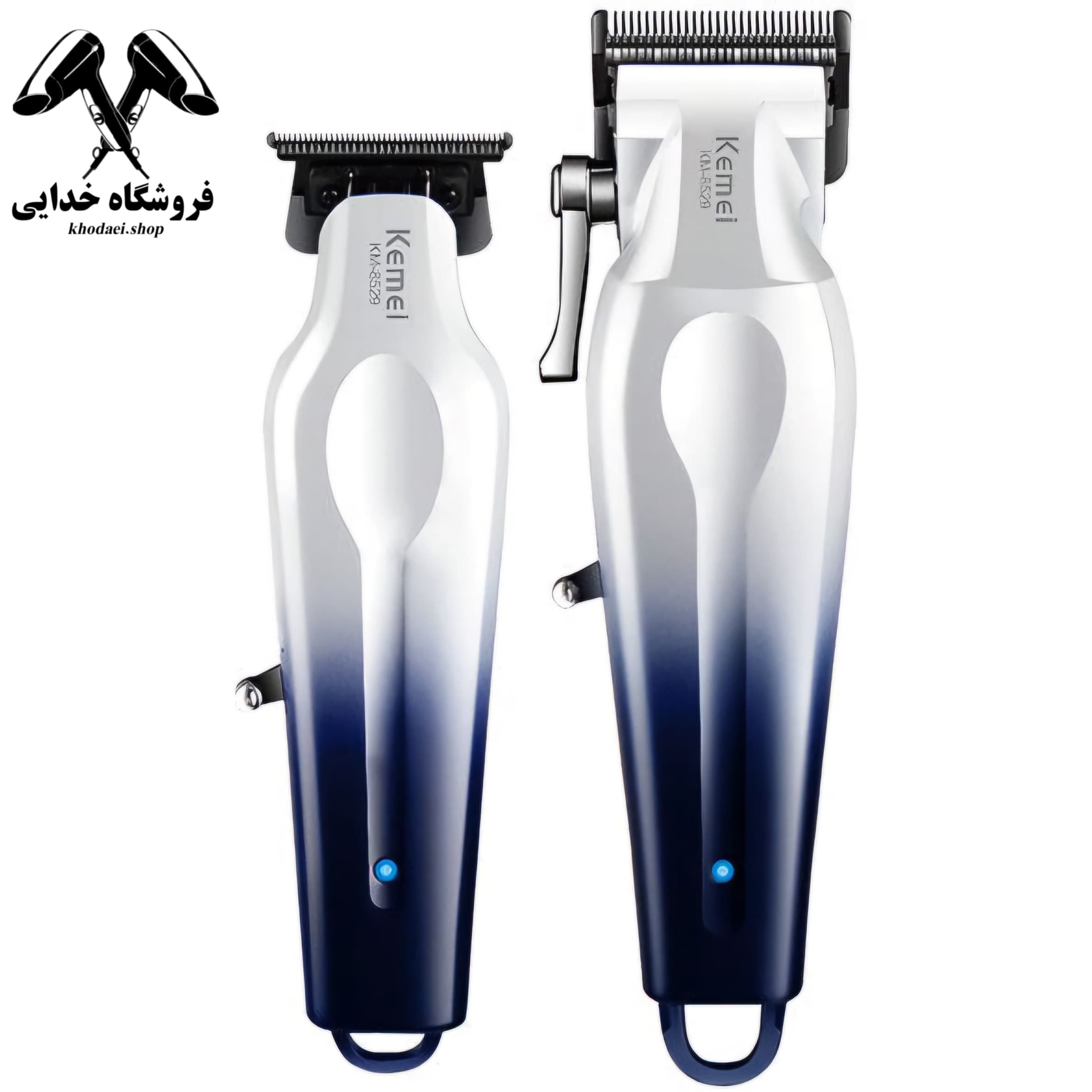 ماشین اصلاح کیمی مدل KM-8529 با تیغه استیل ضد زنگ و برش مستقیم — تصویر ۱۰