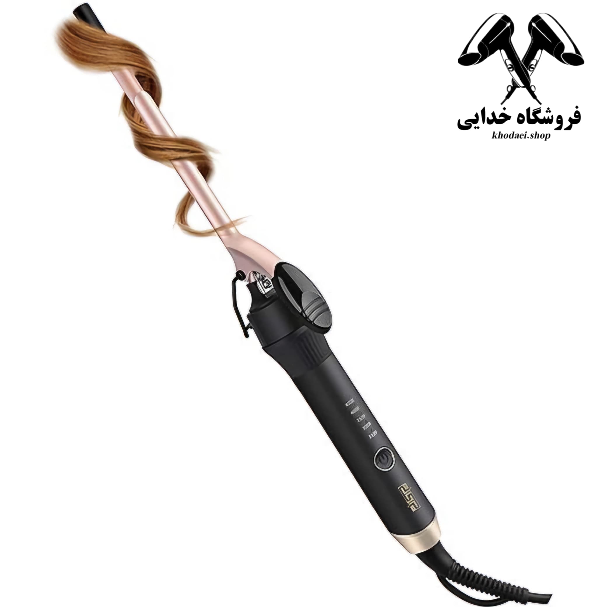 فر کننده مو دی اس پی مدل DSP-20105 سایز ۹ میلیمتر — تصویر ۲